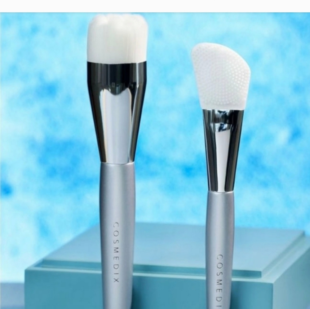COSMEDIX Skincare Brush Set for Cleansing & Masking *BNIP
